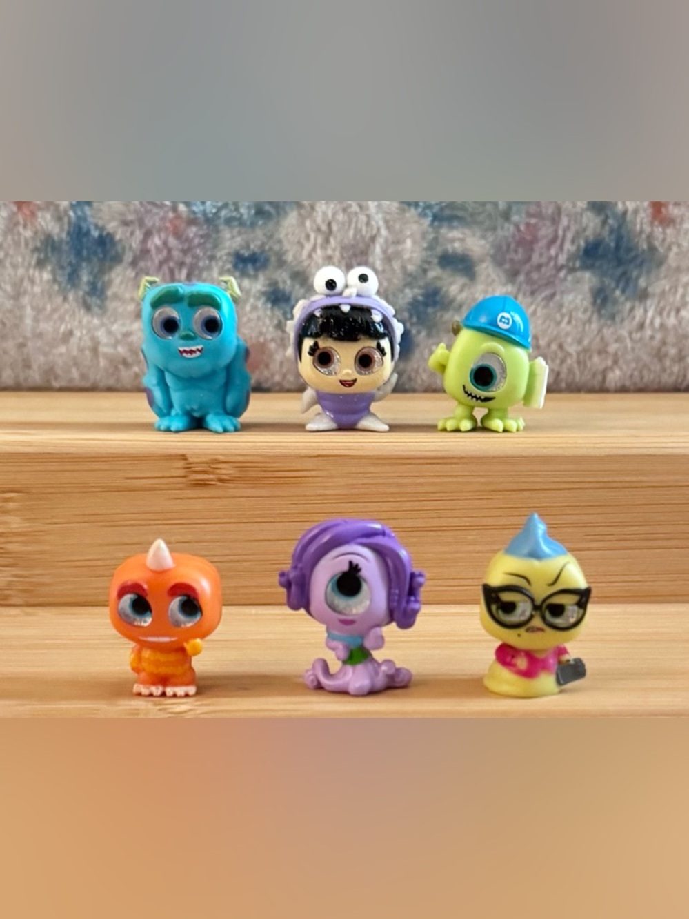 Disney Doorables SERIES 1-3 MONSTERS INC LOT OF 6  RARE BOO
